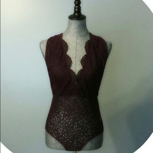 Lace body suit